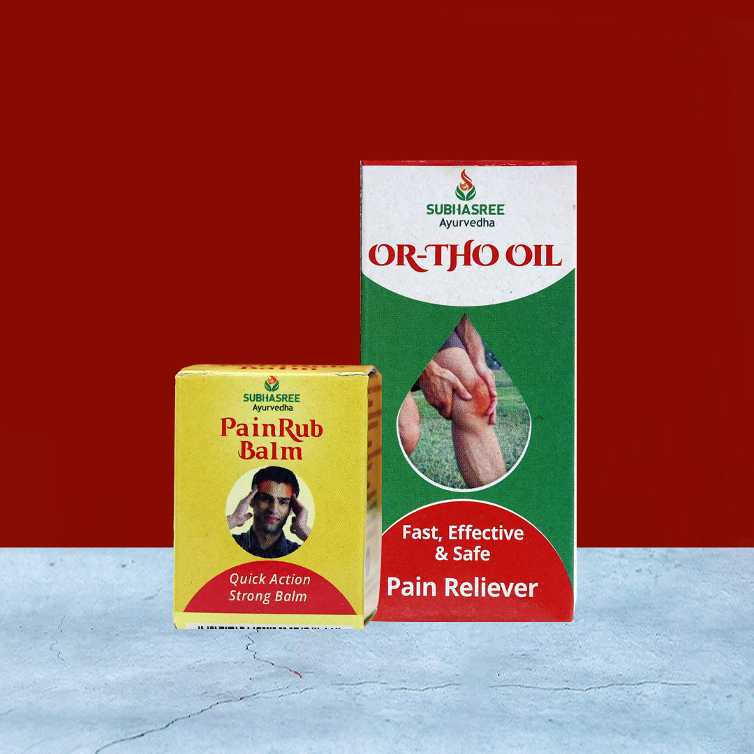 Ortho Oil & Pain Rub Balm Combo – 30ml Oil + 9g Balm