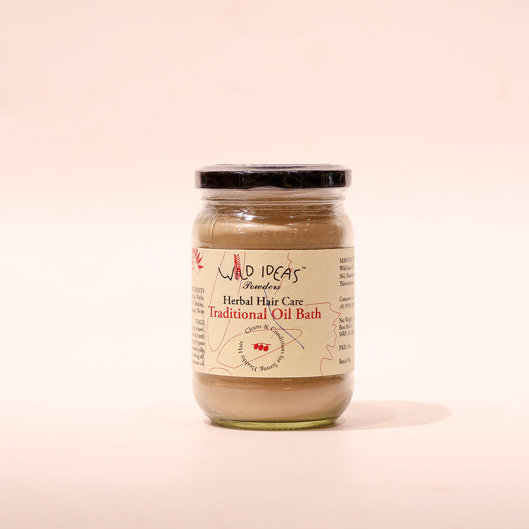Herbal Hair Care for Traditional Oil Bath – 100g | Nourishing & Natural
