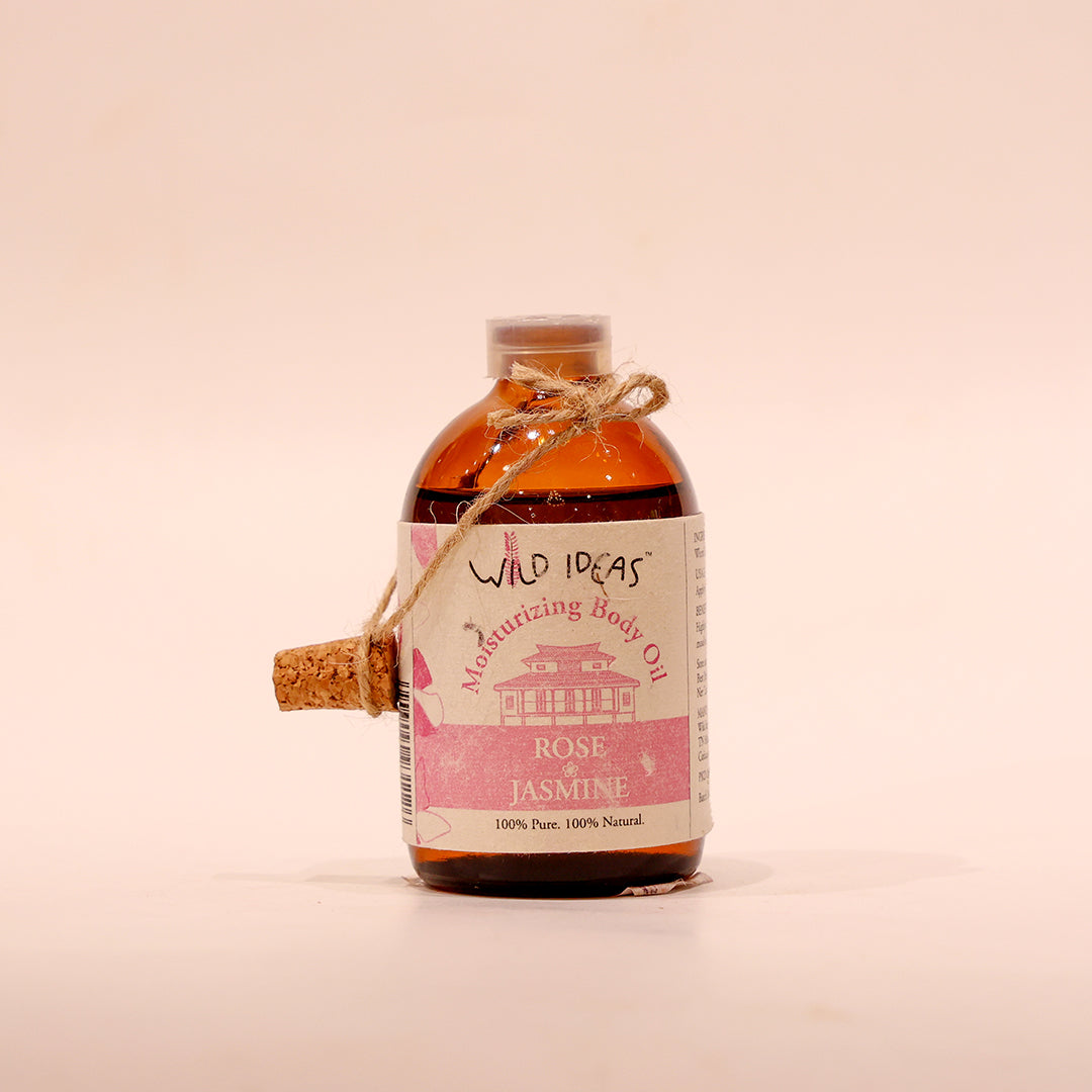 Rose & Jasmine Moisturizing Body Oil – 100ml | Natural Skin Care