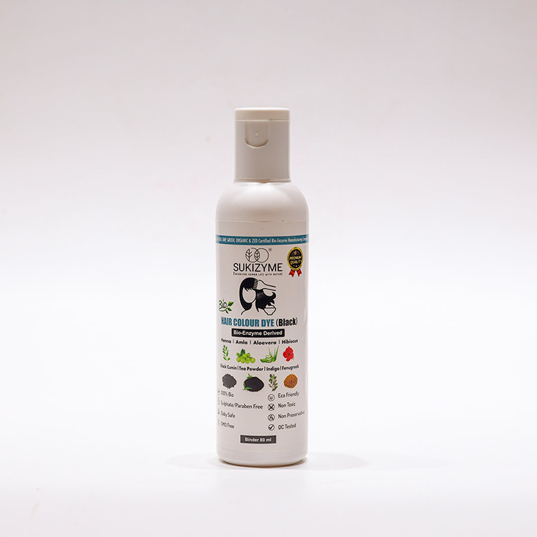 Natural Hair Colour Dye (Black) | Organic & Chemical-Free