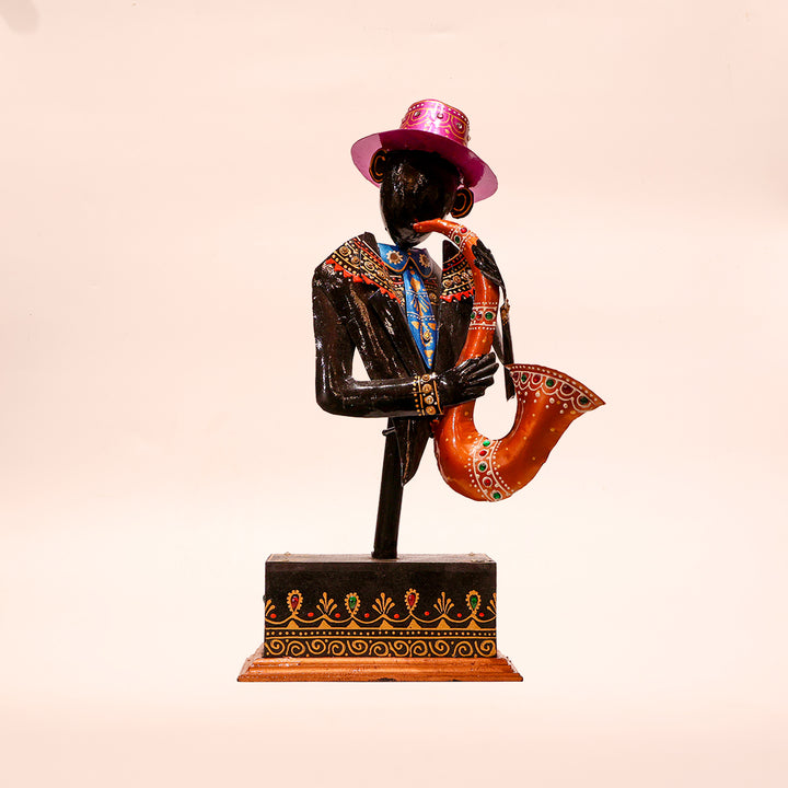 Showpiece Set – Musician Design with Kundan Work
