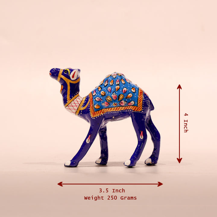 4" Blue Majesty-Unique Camel Sculpture