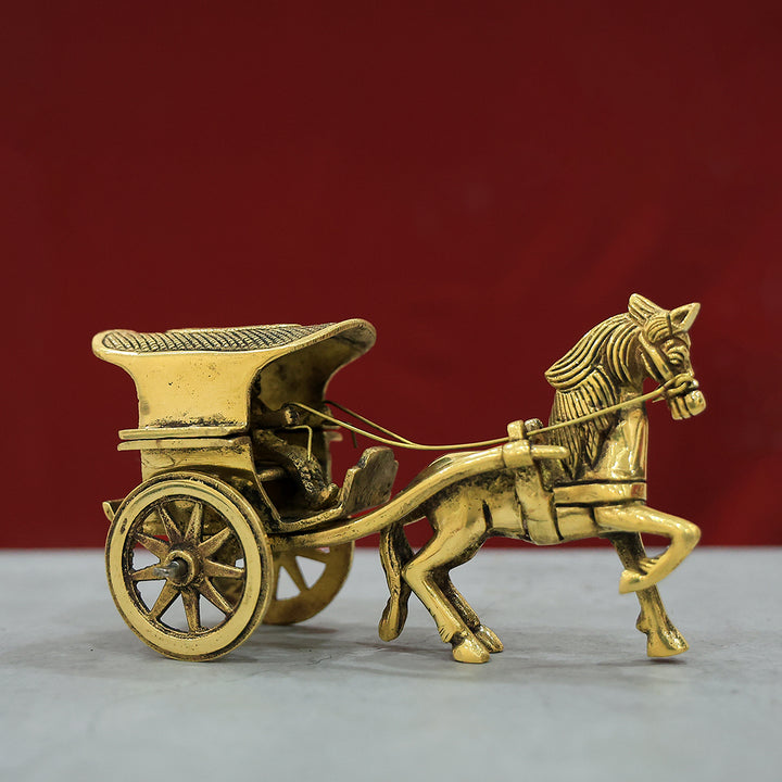3.5" பித்தளை குதிரை வண்டி