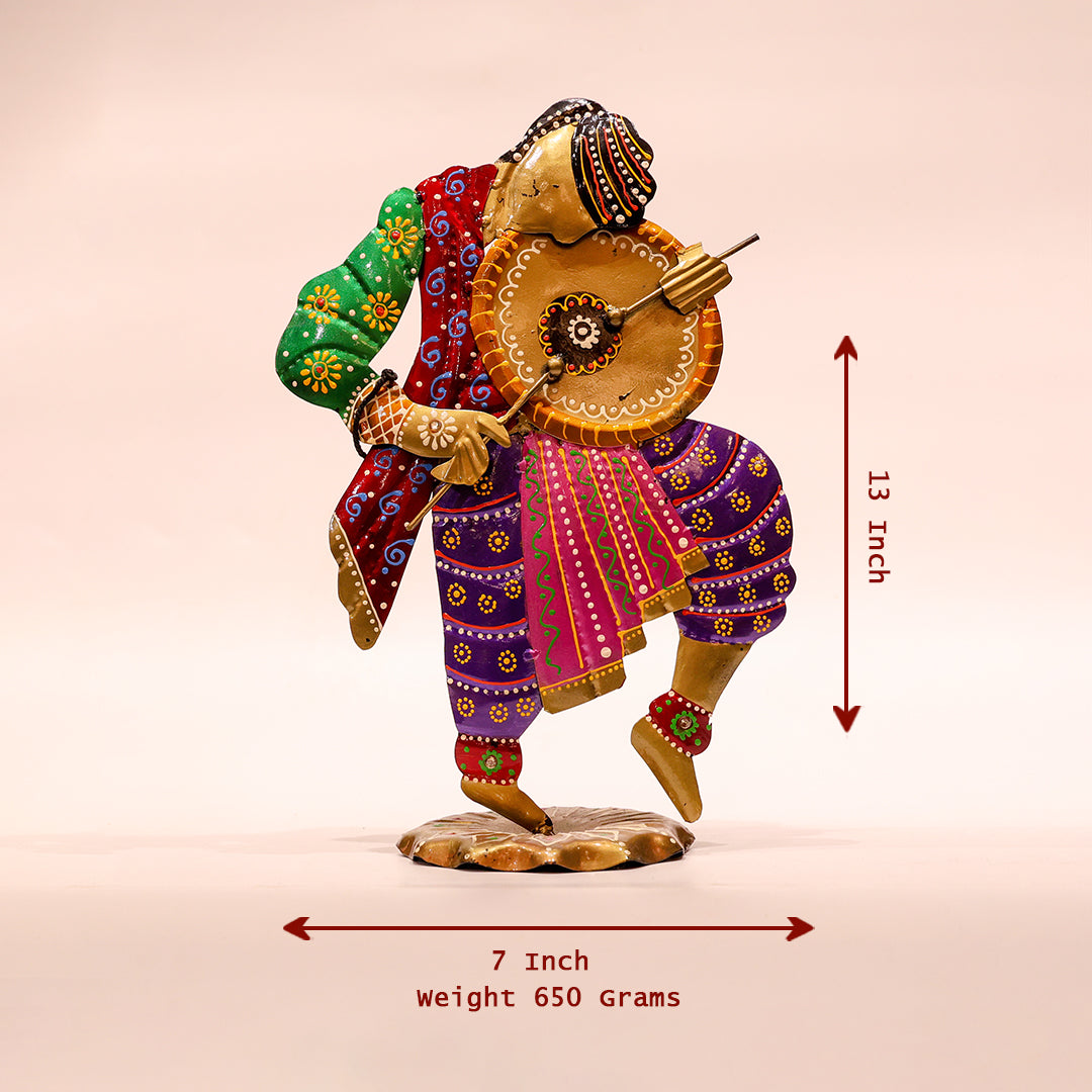 Set of 2 Musical Men Showpiece – 13 Inch