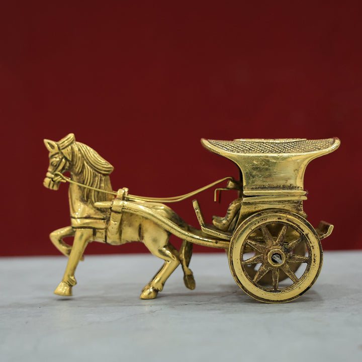 3.5" பித்தளை குதிரை வண்டி