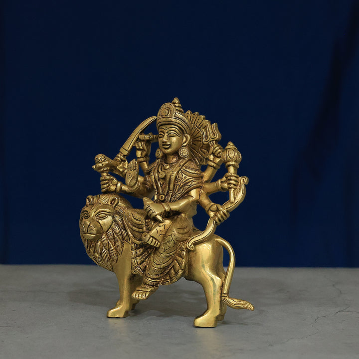 7" பித்தளை துர்கா