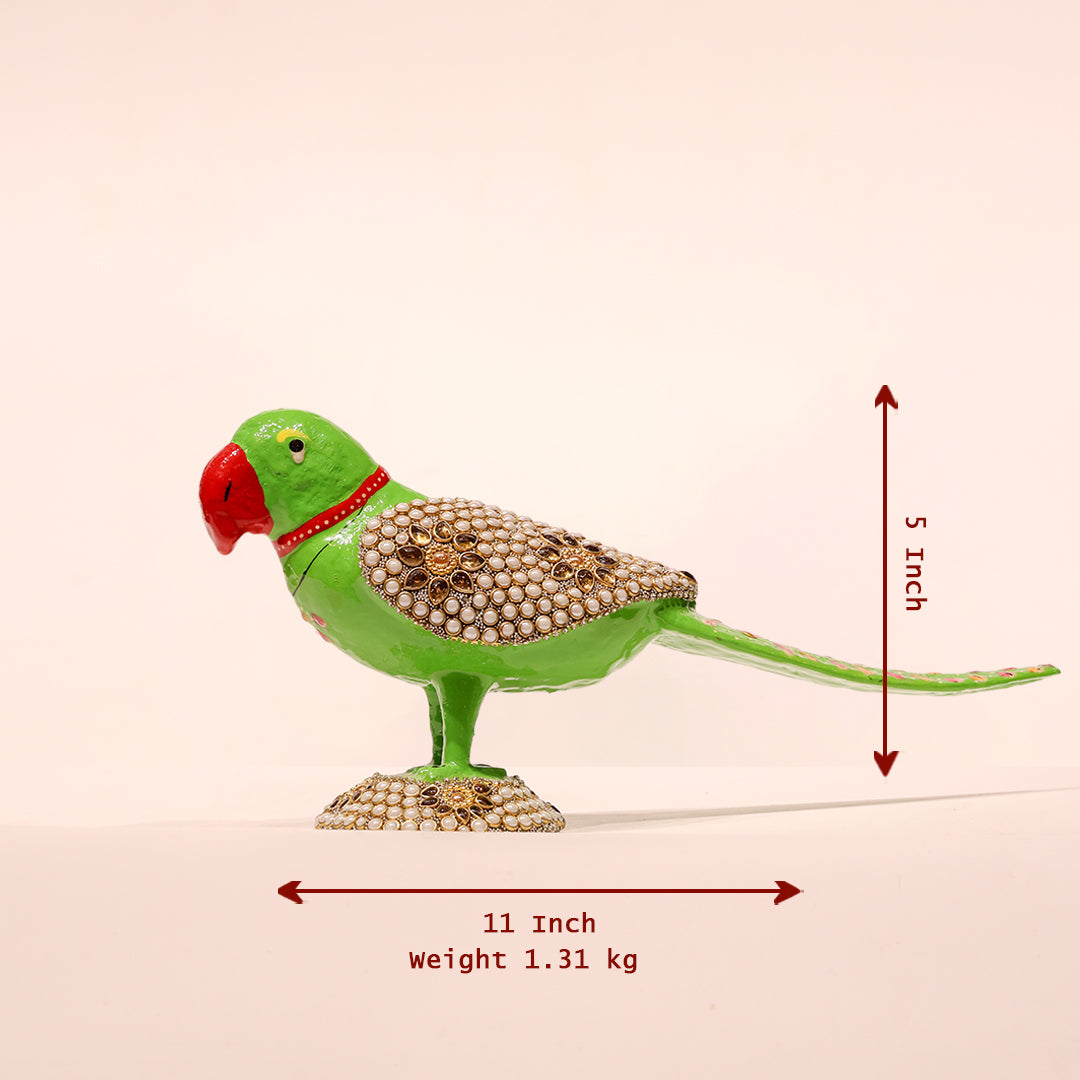 Pair of Decorative Parrot Showpieces