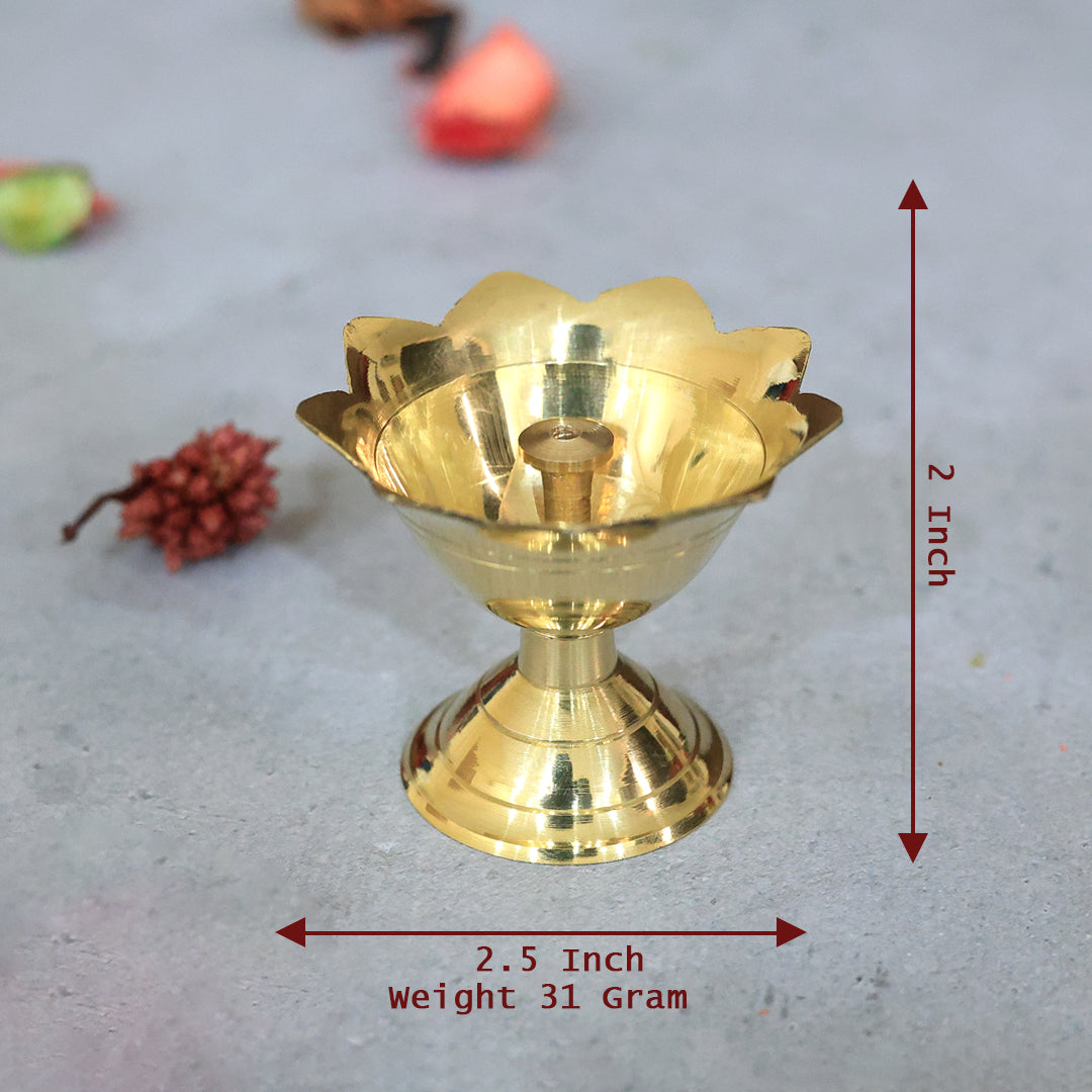 2" Brass Devdas Diya