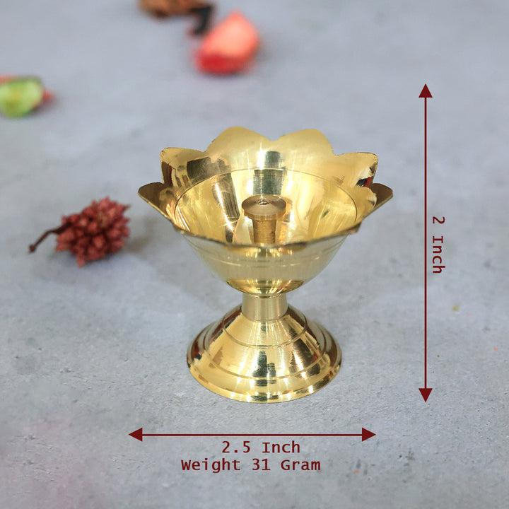 2" Brass Devdas Diya