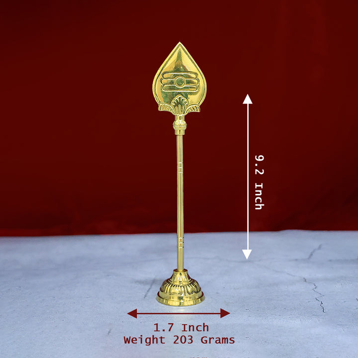 Brass Vel Stand – A Sacred Holder of Divine Strength