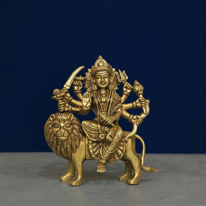 7" பித்தளை துர்கா