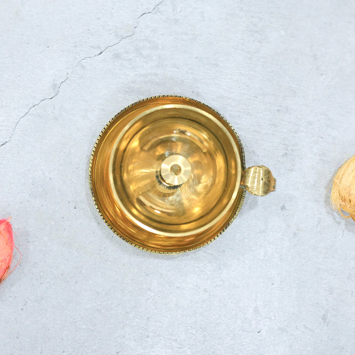 2.5" Wide Brass Deepam (Cup Shaped Diya)