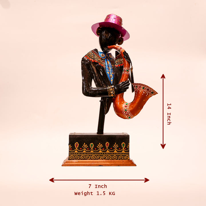 Showpiece Set – Musician Design with Kundan Work