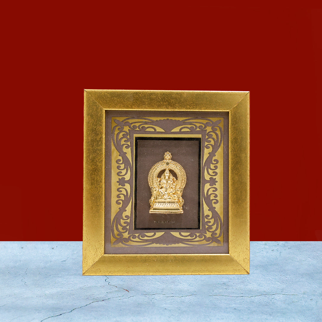 Amma Narayani Photo Frame with Golden Border – 7" x 6.5"