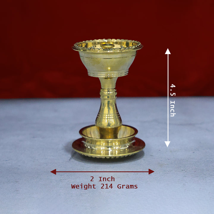 Brass Udupi Nanda Shakti Metal – A Divine Emblem of Strength and Grace