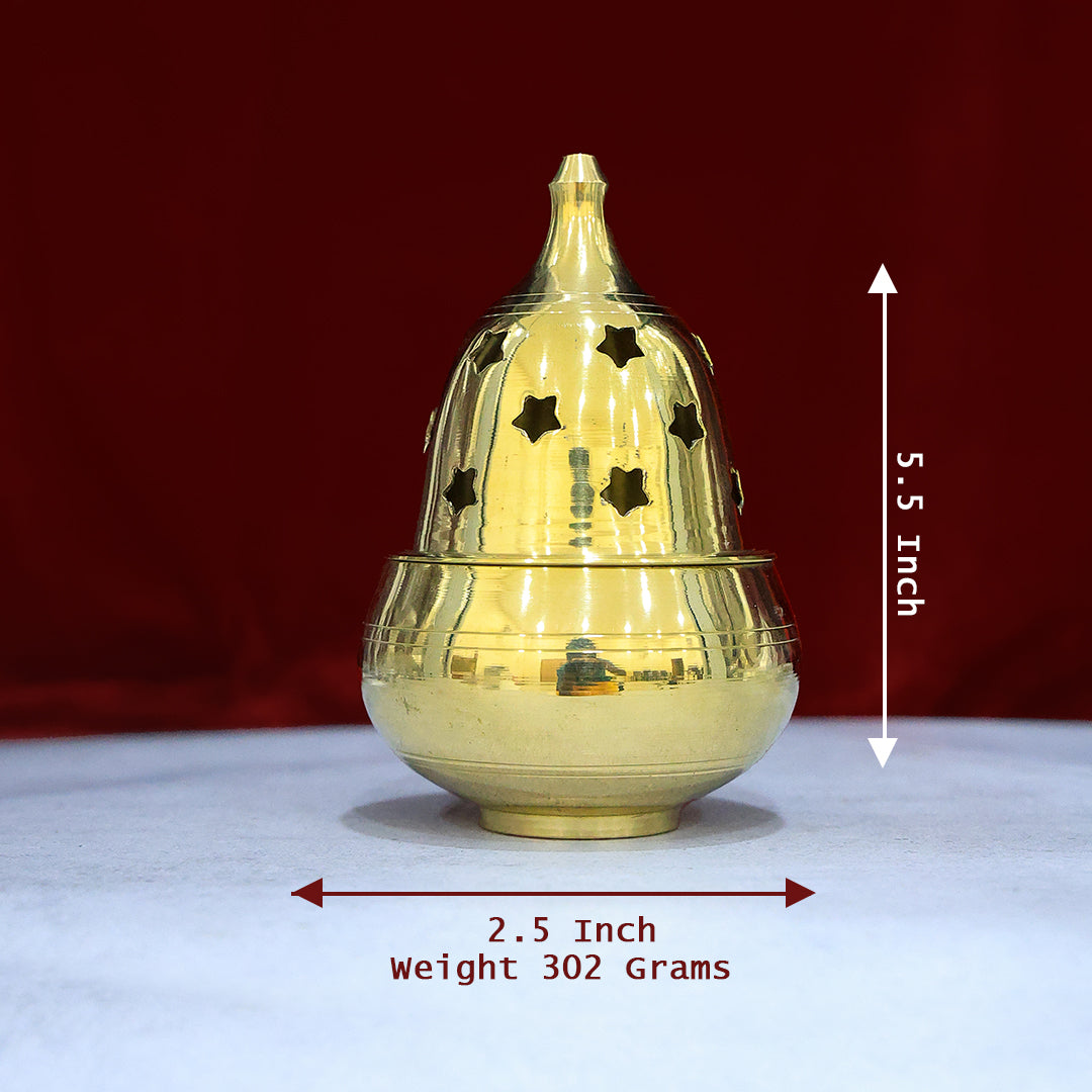 5.5" Brass Apple Nanda Global