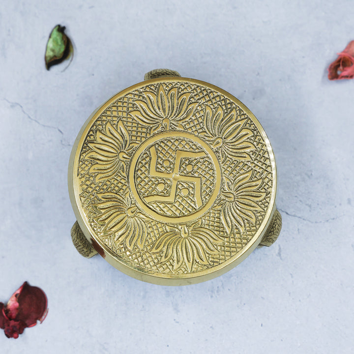 3" Brass Mukali Shakti Idol