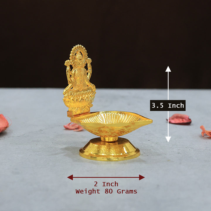 3.5" మెటల్ లక్ష్మీ దేపం
