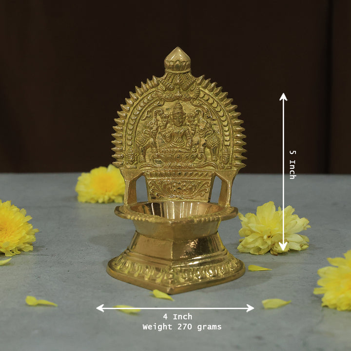 4.5” பித்தளை காமாக்ஷி தீபம்