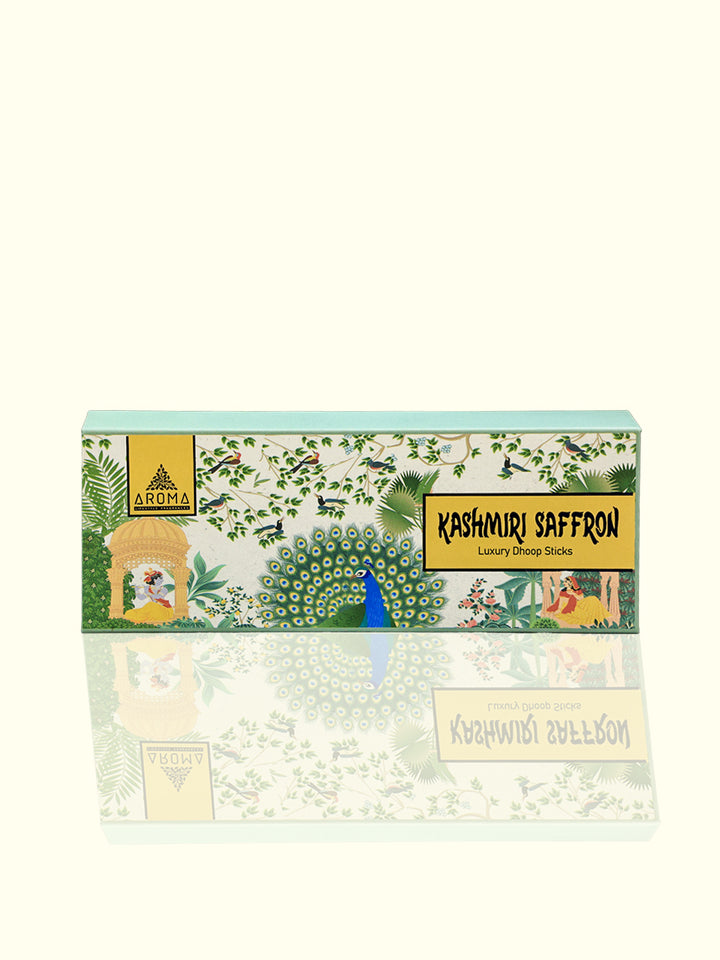 AROMA' S Kashmiri Saffron Luxury Dhoop Sticks