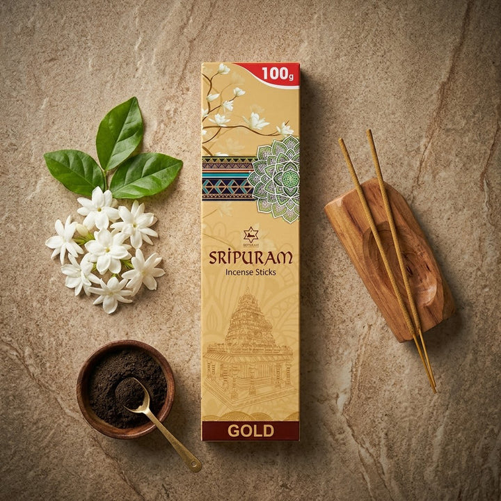 ஸ்ரீபுரம் தங்க தூபக் குச்சிகள் - 100 கிராம்
