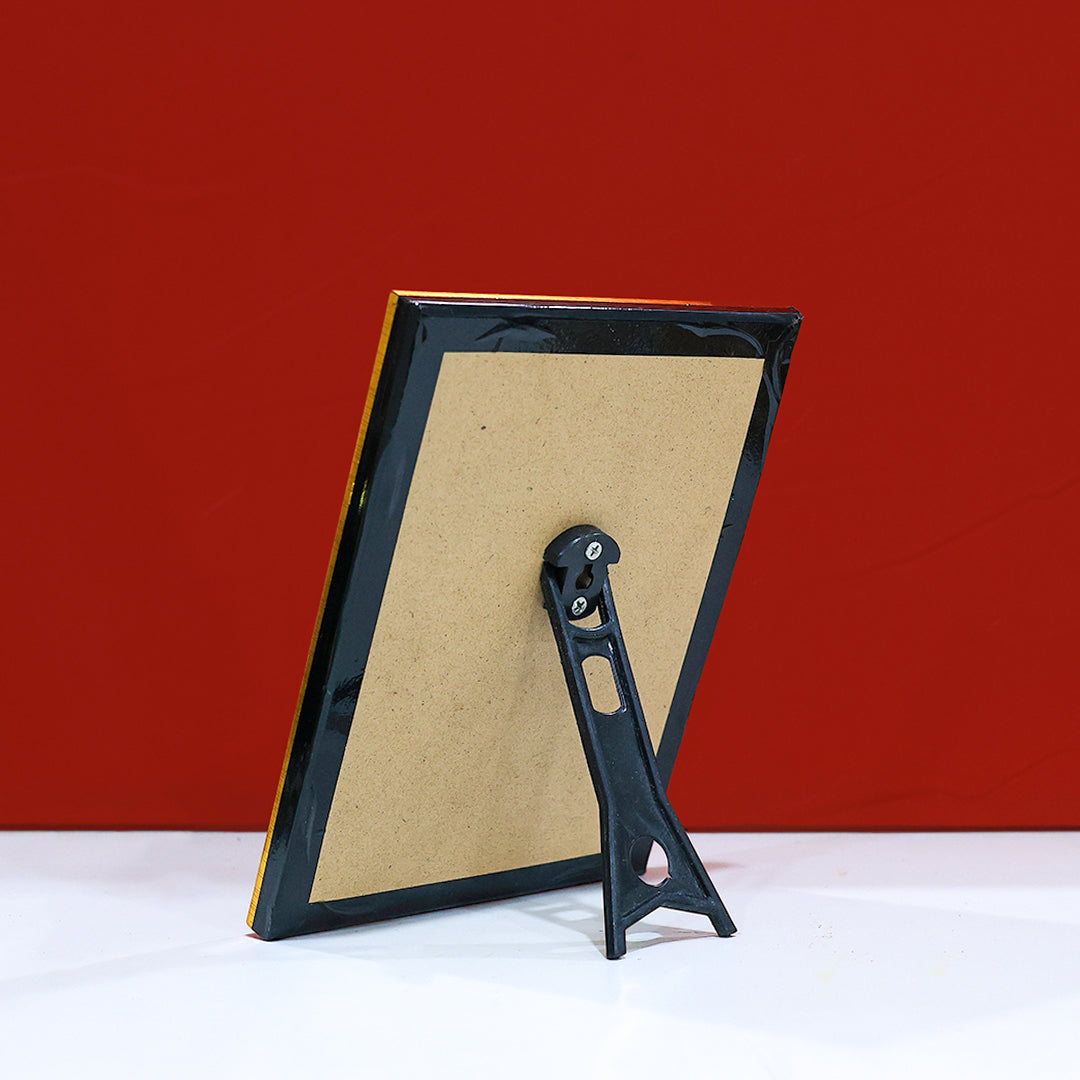 7" Amma Narayani Photo Frame with Golden Frame