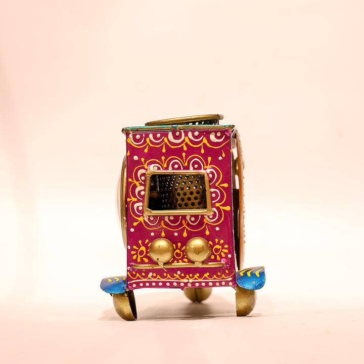 Auto Rickshaw Clock with Pen Holder