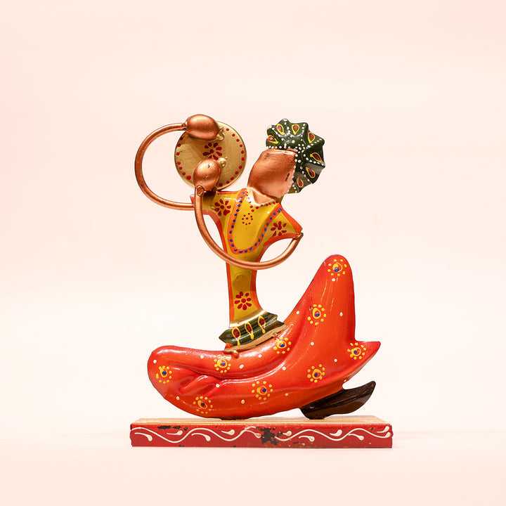 Rajasthani Musicians Handicraft Decorative Showpiece Set – 3 Pieces