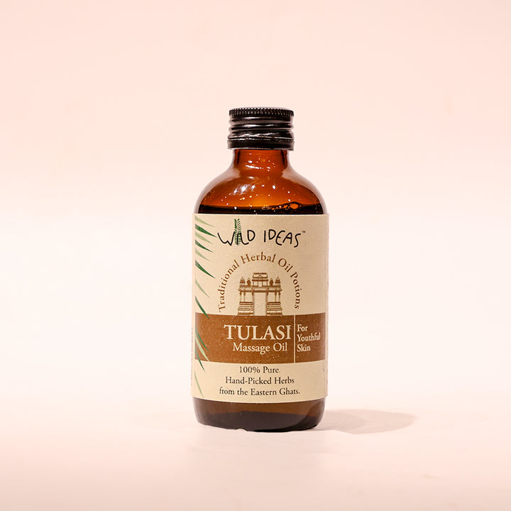 Tulasi Massage Oil – 200ml Bottle | Herbal Wellness Oil