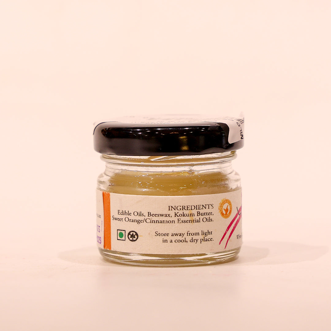 Smile Lip Balm – Orange Cinnamon Flavor – 15g | Nourish & Refresh Lips