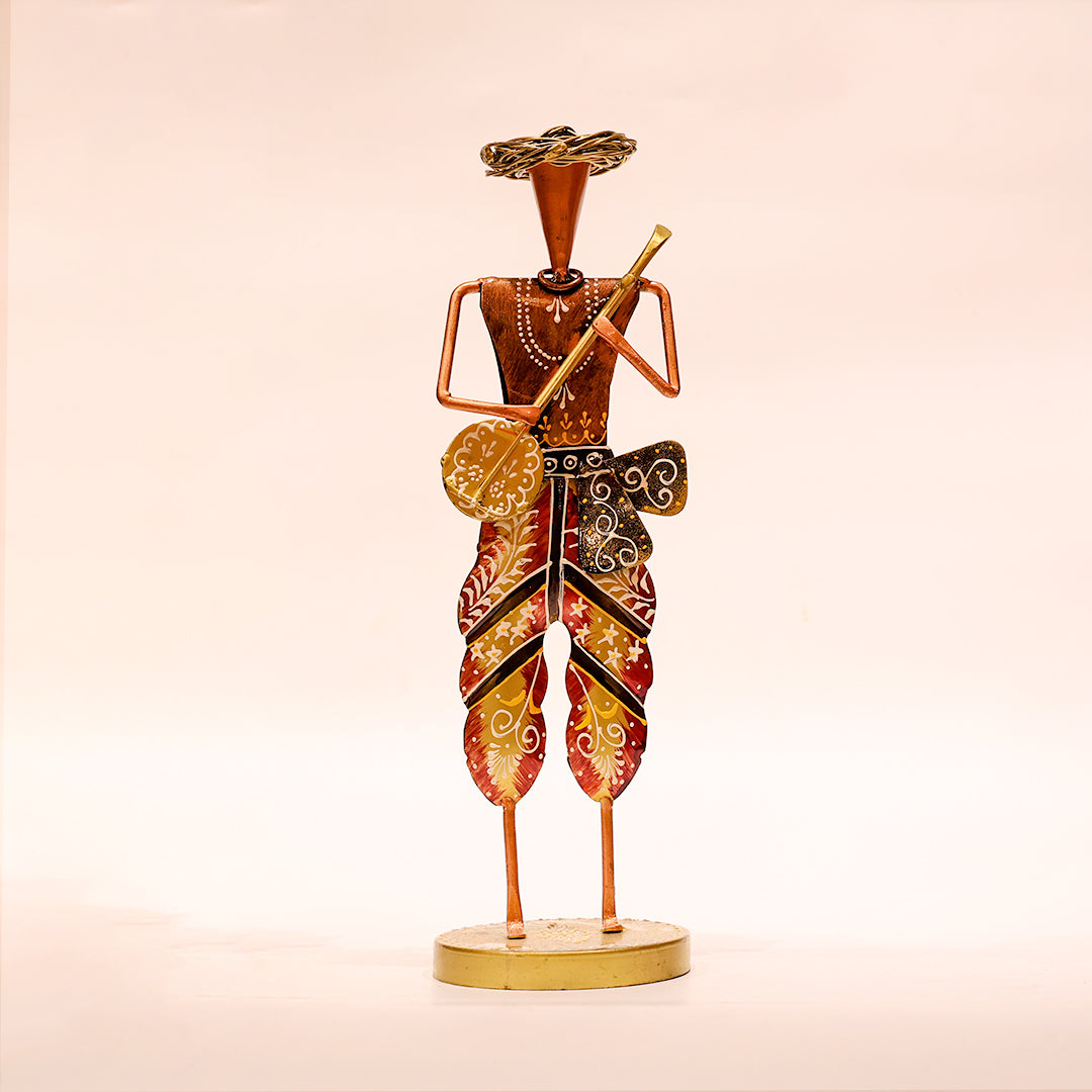 Handcrafted & Handpainted Playing Musicians Set