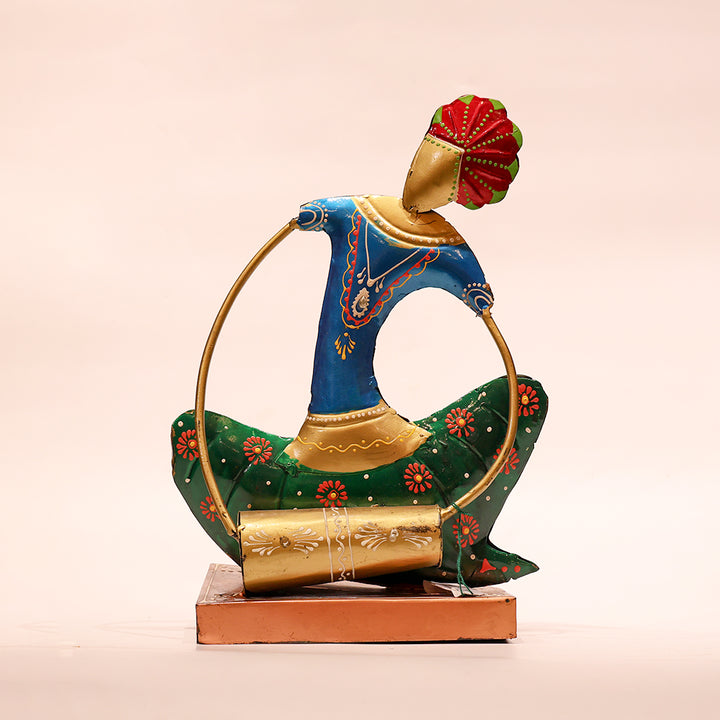 Handcrafted Rajasthani Musician Figurines – Set of 3