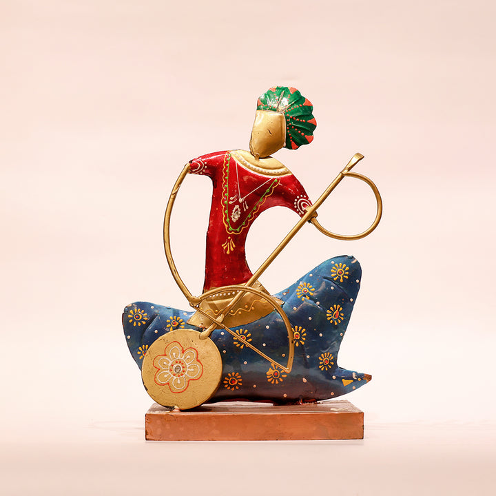 Handcrafted Rajasthani Musician Figurines – Set of 3