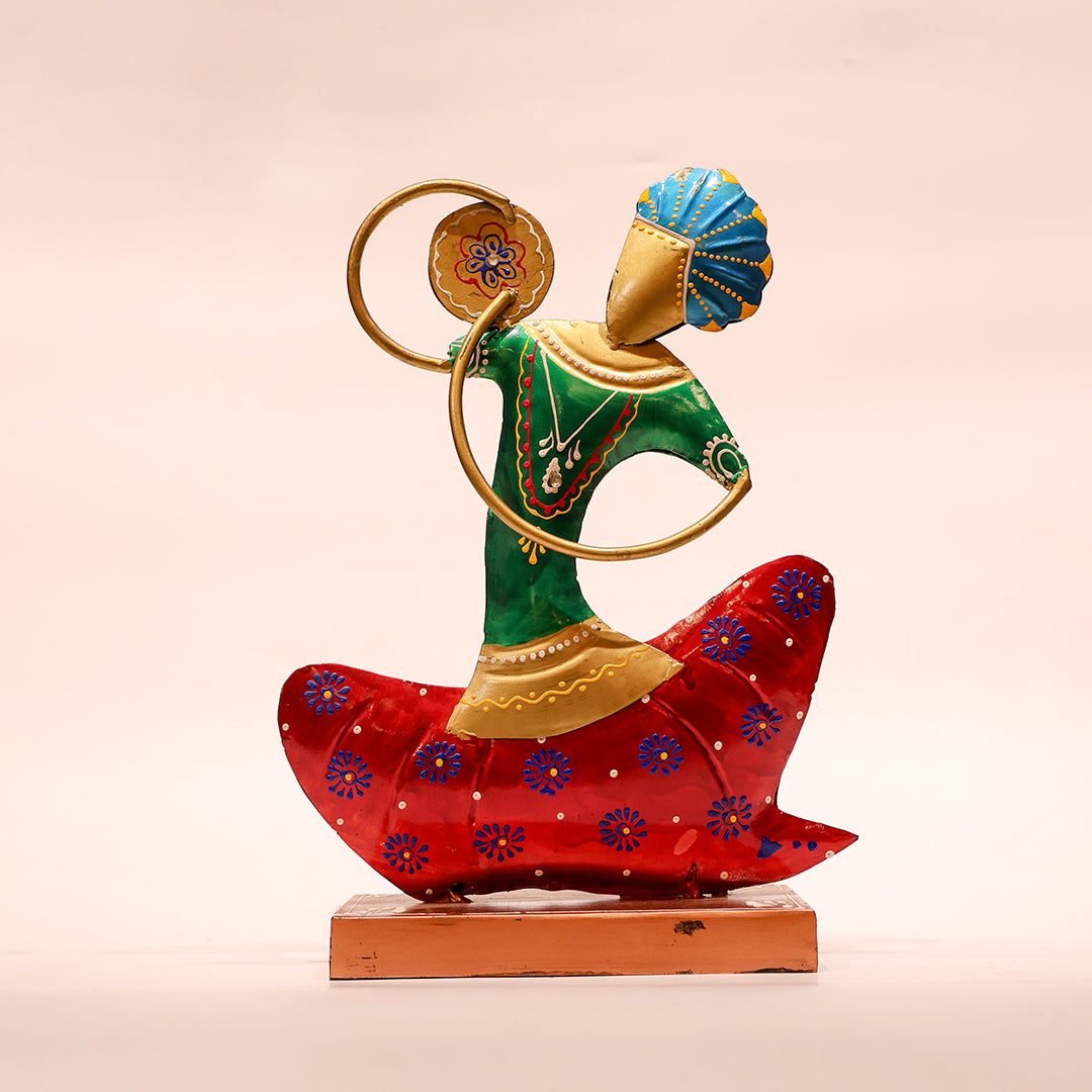 Handcrafted Rajasthani Musician Figurines – Set of 3