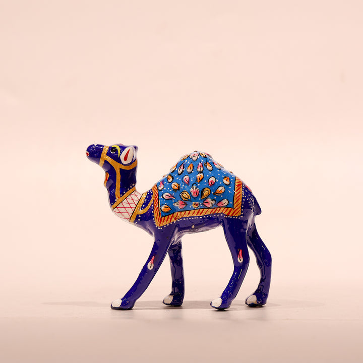 4" Blue Majesty-Unique Camel Sculpture