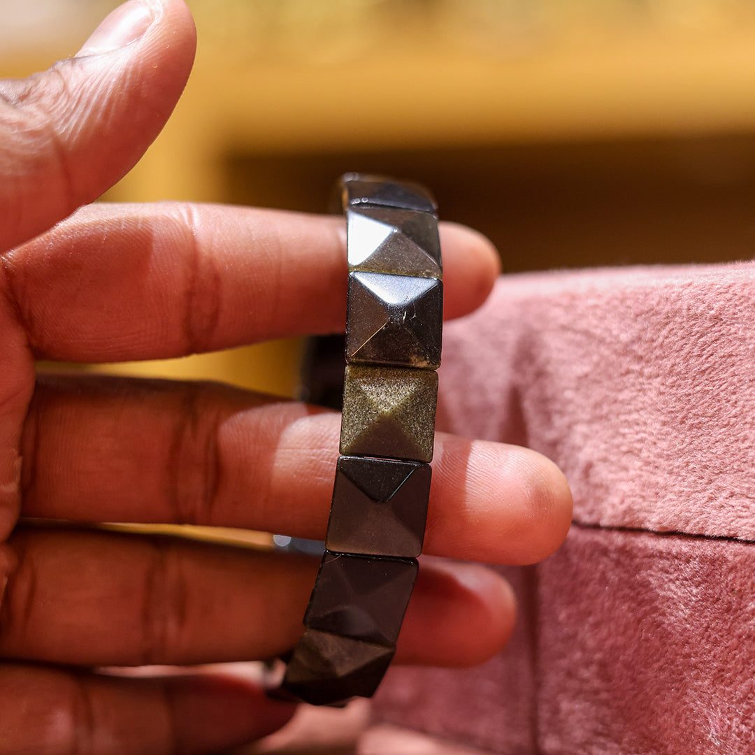 Natural Hematite Bracelet | Grounding & Protection