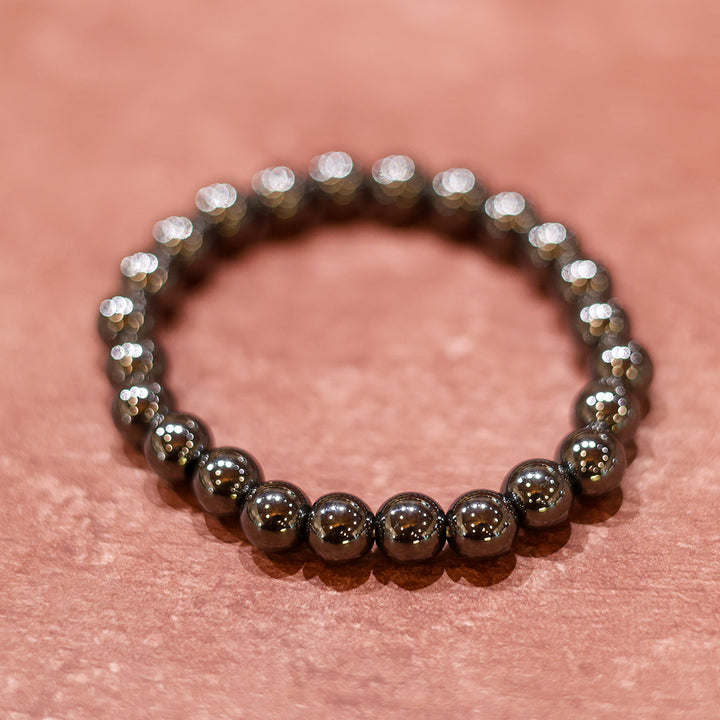 Natural Hematite Bracelet | Grounding & Protection