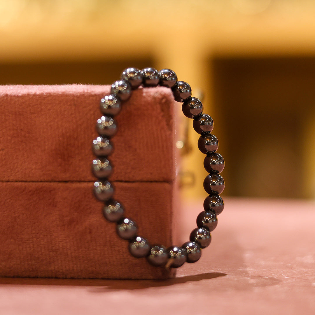 Natural Hematite Bracelet | Grounding & Protection