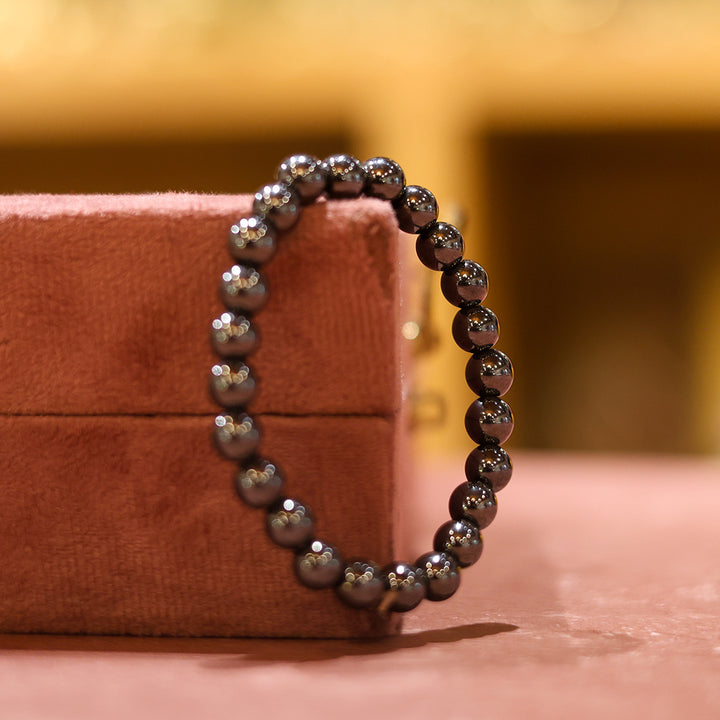 Natural Hematite Bracelet | Grounding & Protection