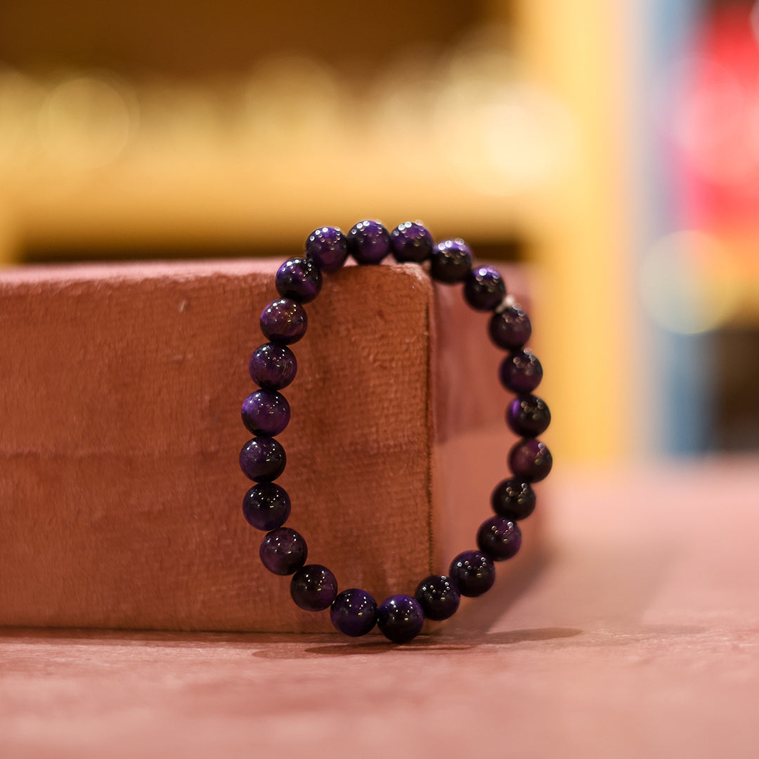 Natural Amethyst round beads