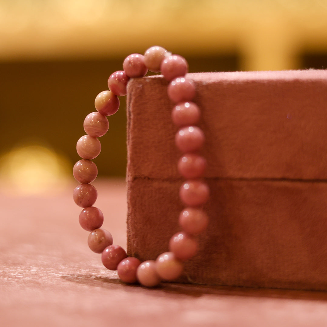 Pink Rhodonite Bracelet | Love & Emotional Balance