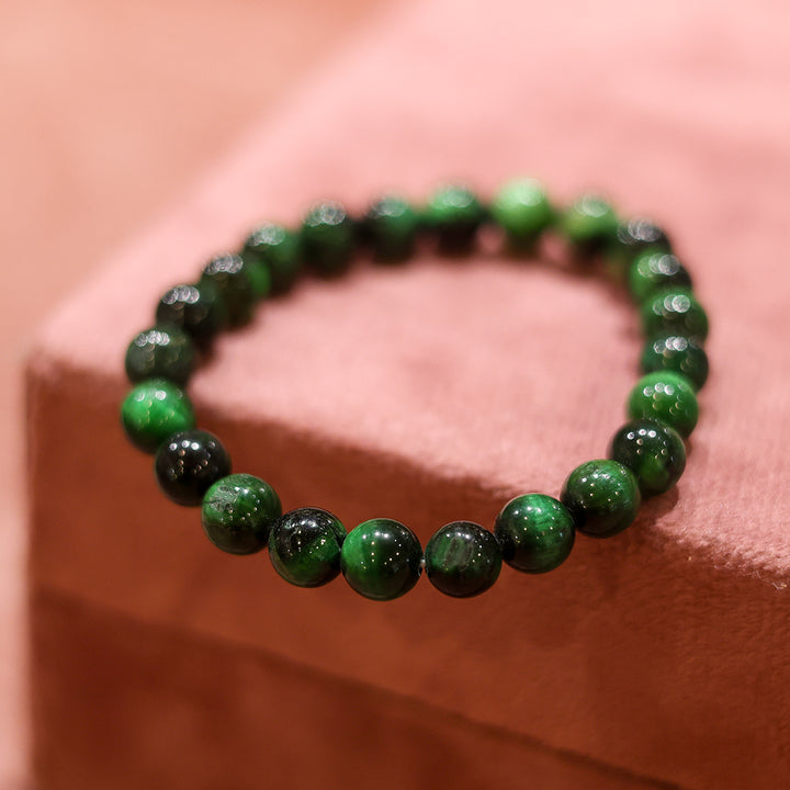 Green Tiger Eye Bracelet | Focus & Vitality