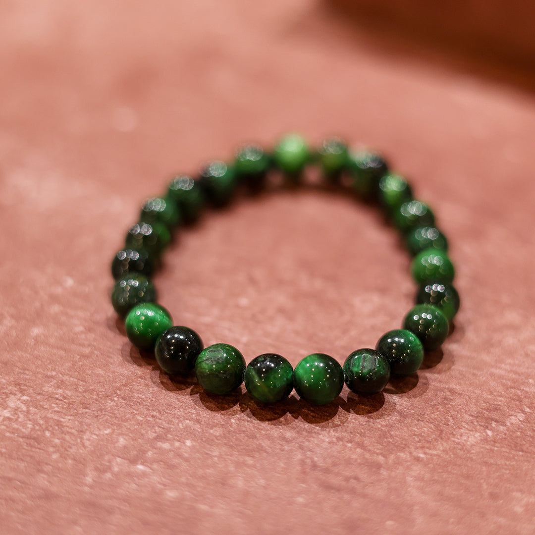 Green Tiger Eye Bracelet | Focus & Vitality