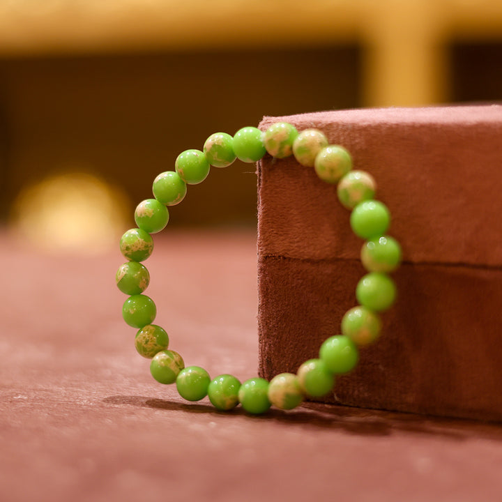 Green Jasper Bracelet | Strength & Grounding