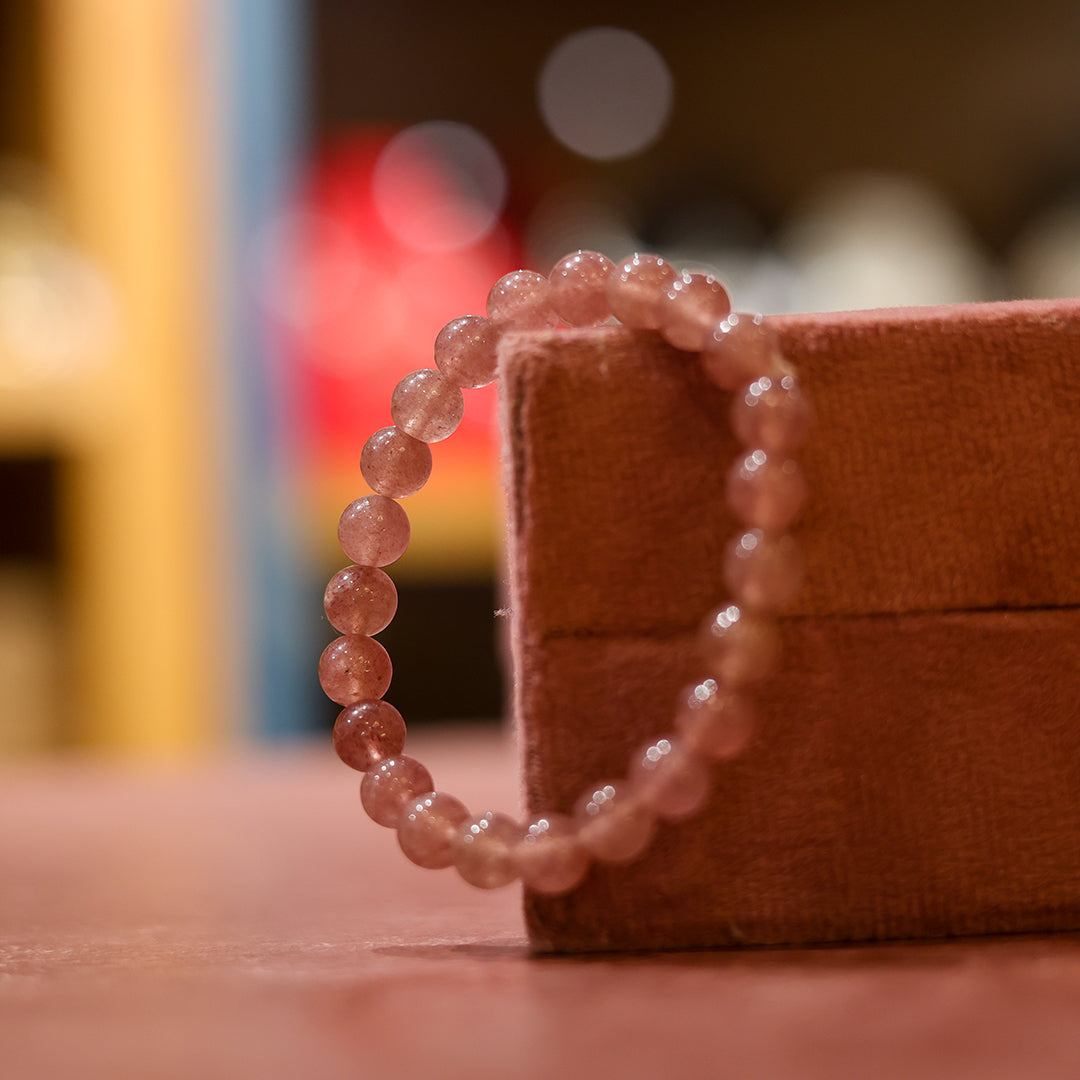 Strawberry Quartz Bracelet