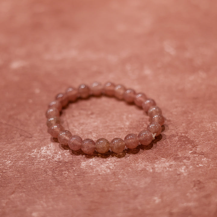 Strawberry Quartz Bracelet