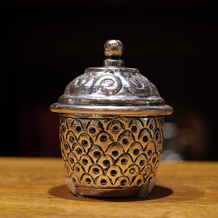 German Silver Mouth Freshener Container
