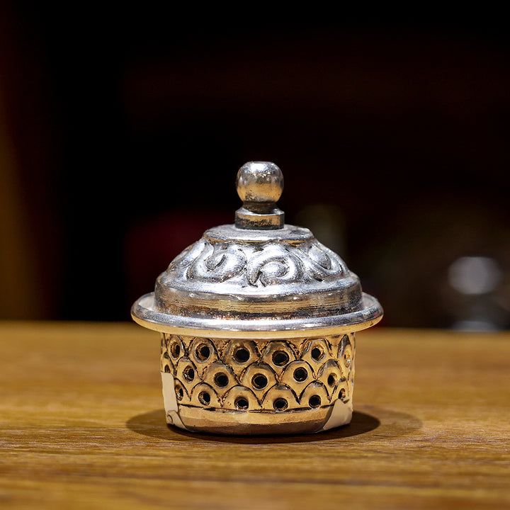 German Silver Mouth Freshener Container