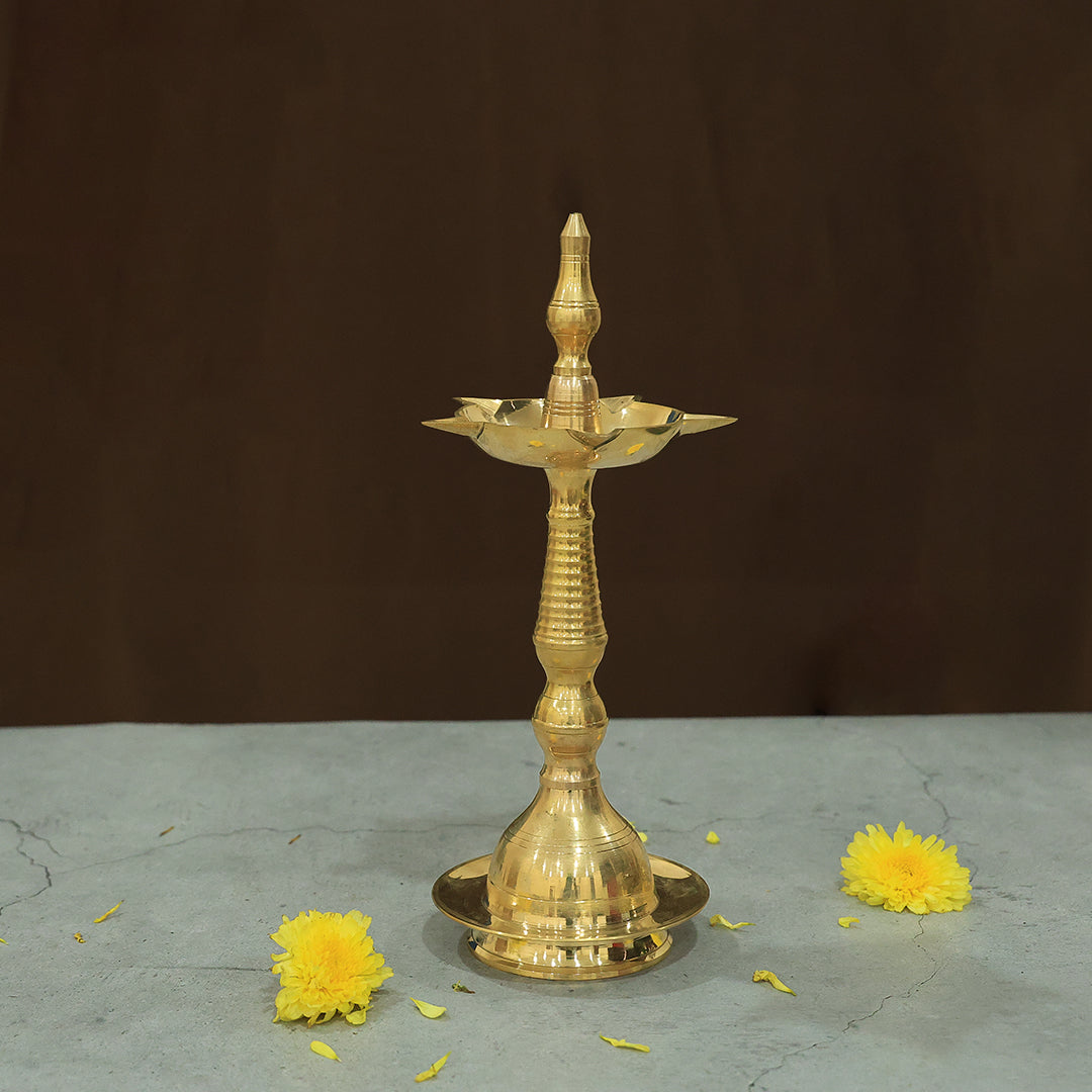 Brass Fancy Kerala Kuthu Vilakku