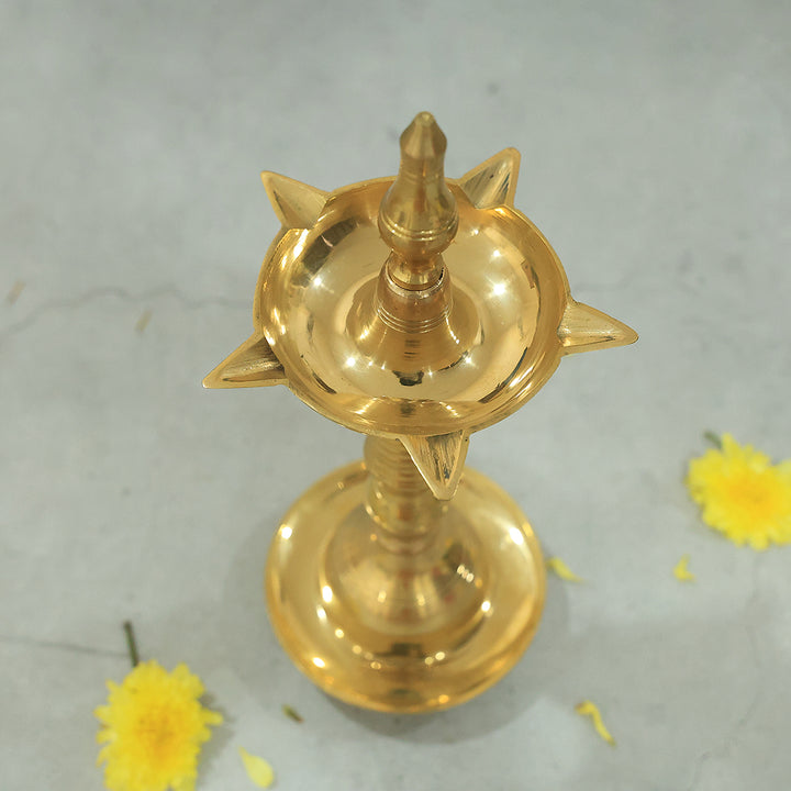 Brass Fancy Kerala Kuthu Vilakku